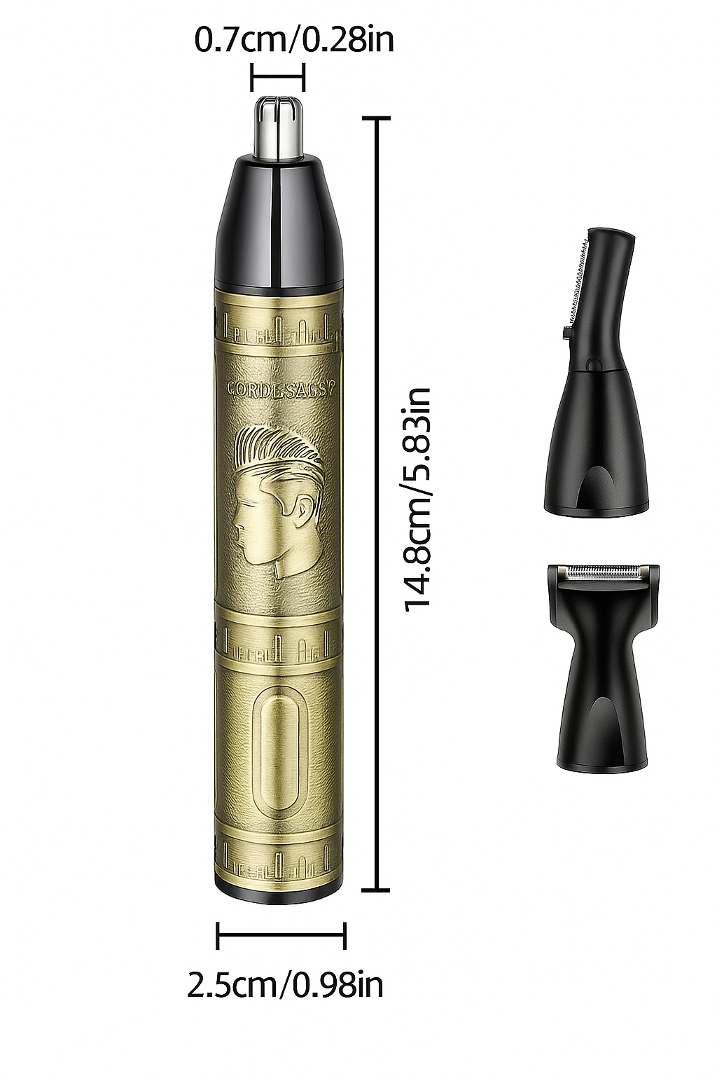 Depilador Nasal Geemy 3 En 1 GM-3157