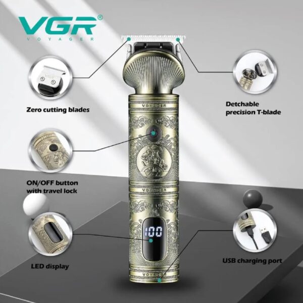 Máquina Patillera Rasuradora Vgr V-962